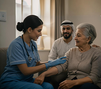 خدمات التمريض المنزلية